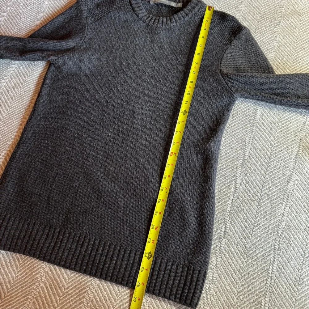 Icebreaker Waypoint Crewe‎ Merino Wool Sweater Mens Small Charcoal Gray